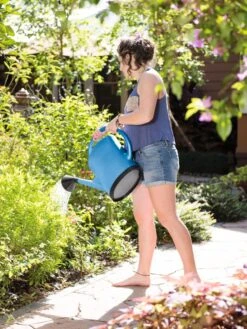 French Blue Watering Can -Gardeners Sale Shop 06341 1341 tif