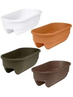 2' X 4' Railing Planter, 25" -Gardeners Sale Shop 34336 001E tif