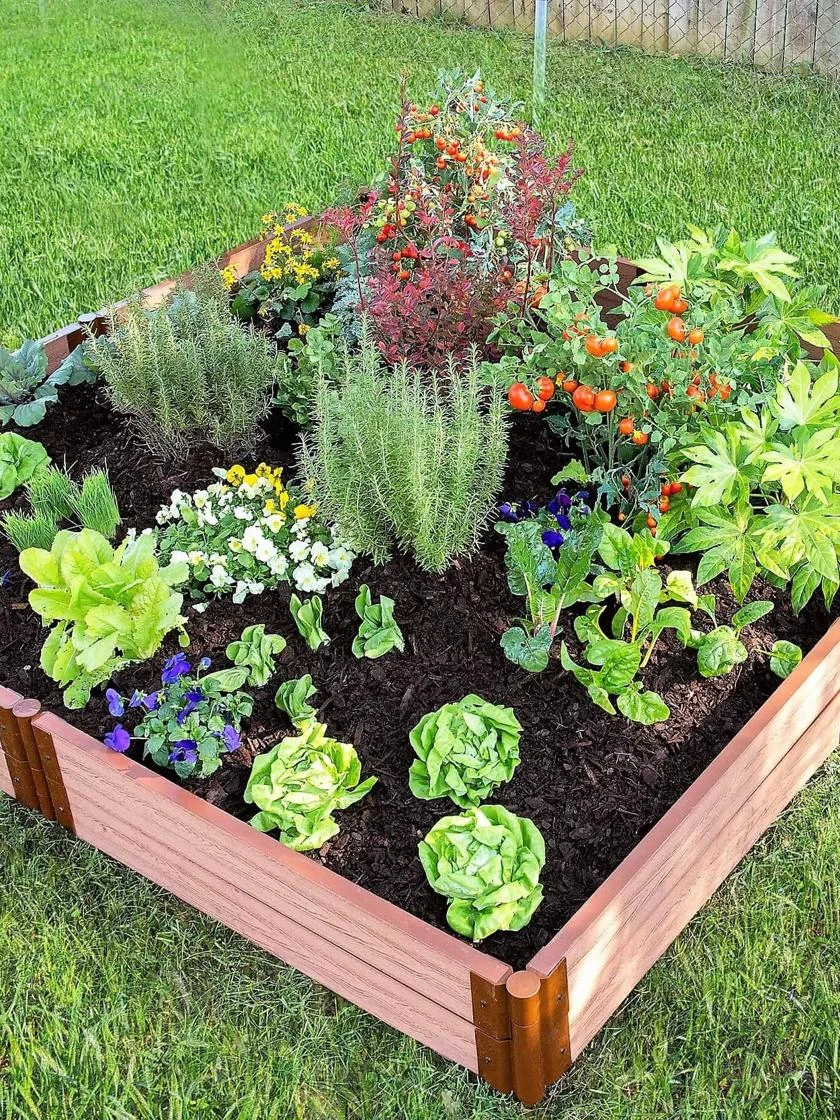 Classic Sienna Composite Raised Bed, 11" High With 2" Board 6 Classic Sienna Composite Raised Bed, 11" High With 2" Board - Image 6