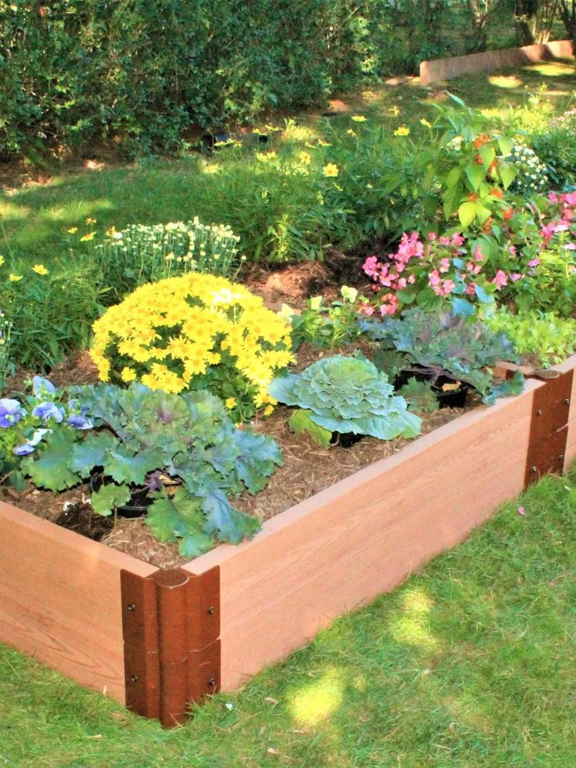 Classic Sienna Composite Raised Bed, 11" High With 2" Board 3 Classic Sienna Composite Raised Bed, 11" High With 2" Board - Image 3