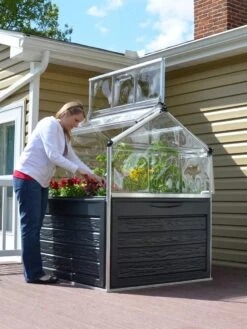 Canopia® By Palram Plant Inn™ Raised Bed Greenhouse, 4' X 4' -Gardeners Sale Shop 8588308 02V tif