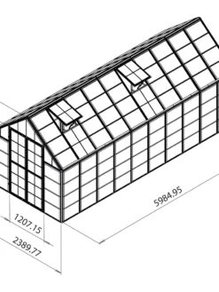 Canopia® By Palram Harmony™ Snap & Grow Greenhouse, 8' -Gardeners Sale Shop 8591043 11V tif