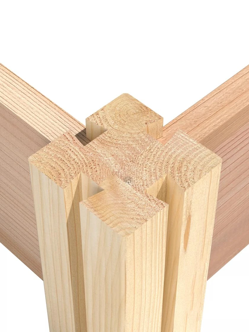 Cedar Raised Garden Bed, 4' X 4' X 6" 4 Cedar Raised Garden Bed, 4' X 4' X 6" - Image 4