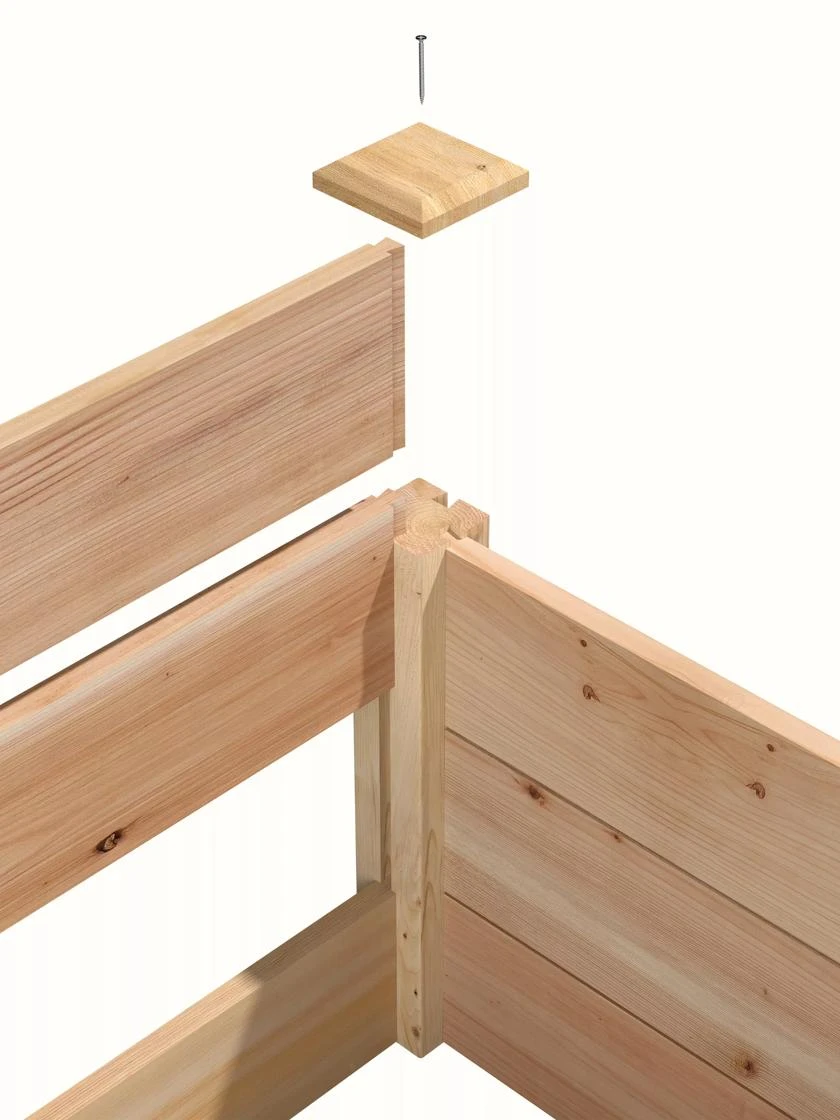 Cedar Raised Garden Bed, 4' X 4' X 6" 3 Cedar Raised Garden Bed, 4' X 4' X 6" - Image 3