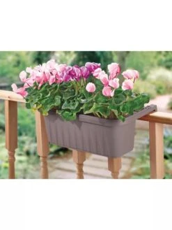 Adjustable Self-Watering Railing Planter, 24" -Gardeners Sale Shop 8592173 02V 3 4