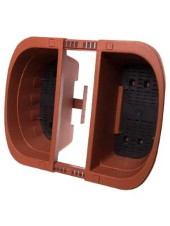 Self-Watering Saddle Railing Planter, 16" -Gardeners Sale Shop 8592175TC 2028z tif