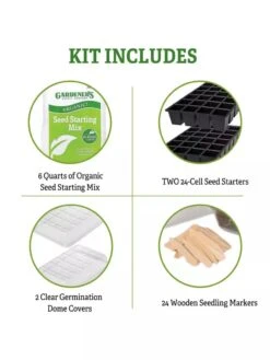 Organic GrowEase Seed Starting Success Kit -Gardeners Sale Shop 8592393 4