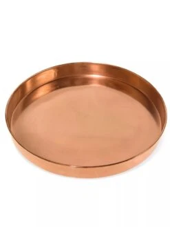 Large Round Copper Plant Tray, 14" -Gardeners Sale Shop 8593531 1173 tif