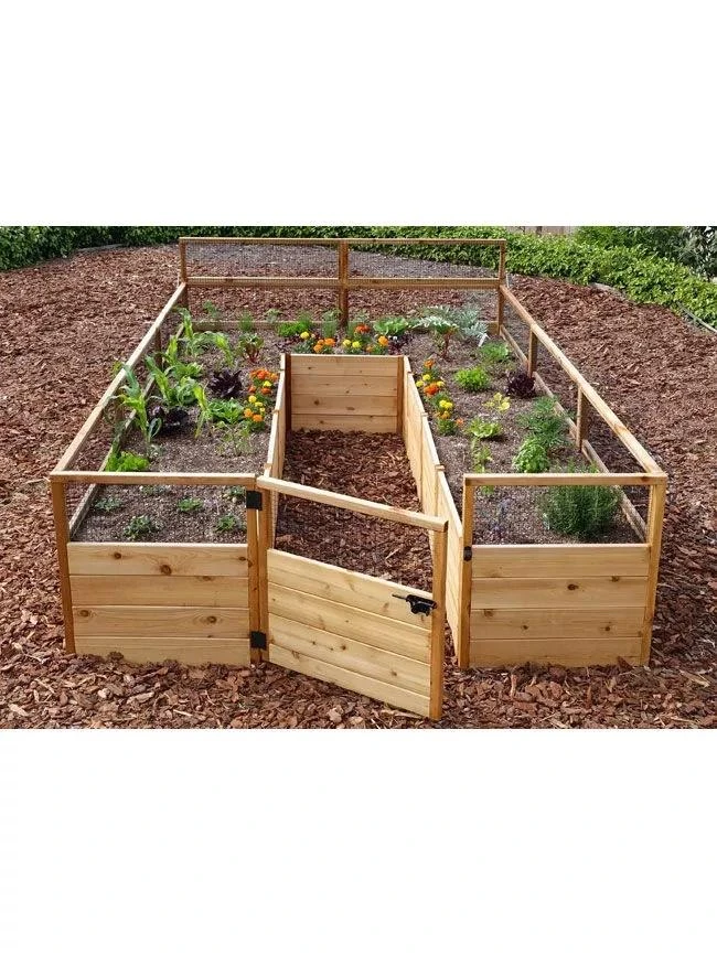 Garden In A Box Cedar Raised Bed, 8' X 12' 2 Garden In A Box Cedar Raised Bed, 8' X 12' - Image 2