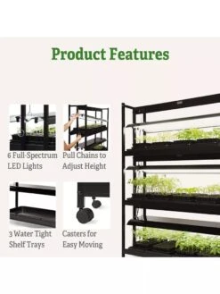 LED SunLite® 3-Tier Garden 12 LED SunLite® 3-Tier Garden -Gardeners Sale Shop 8595554 4
