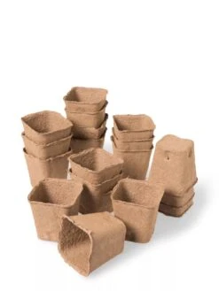 3-1/2” Square Biodegradable Pots, Set Of 18 -Gardeners Sale Shop 8595967 9476 tif