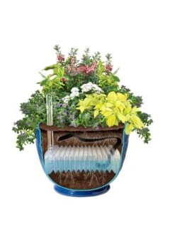 Mazzano Self-Watering Planters -Gardeners Sale Shop 8596570 SWMazzano19 Blue art tif