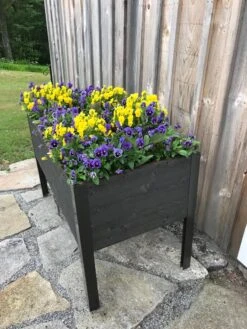 Eco-Stained Elevated Planter Box, 2'x4' -Gardeners Sale Shop 8596759 01CUST 1