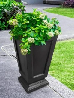 Kensington Self-Watering Tall Patio Planter, 25" -Gardeners Sale Shop 8598549 01V tif