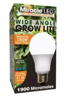 Miracle LED Corded 4-Socket Grow Light Kit With Bulbs, Full Spectrum And Red -Gardeners Sale Shop 8599032 02V tif