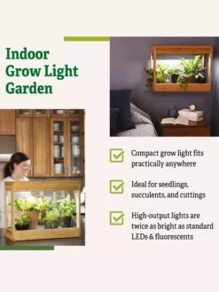 Bamboo Mini LED Grow Light Garden -Gardeners Sale Shop 8599624 04