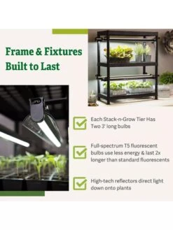Stack-n-Grow Lights - 2-Tier System 16 Stack-n-Grow Lights - 2-Tier System -Gardeners Sale Shop 8608905 7