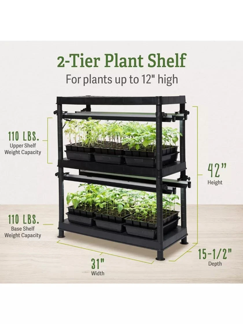 LED Stack-n-Grow Lights - 2-Tier System 2 LED Stack-n-Grow Lights - 2-Tier System - Image 2