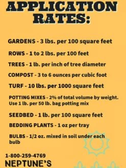 Neptune's Harvest Crab & Lobster Shell Plant Food, 4 Pound -Gardeners Sale Shop 8610162 04V tif