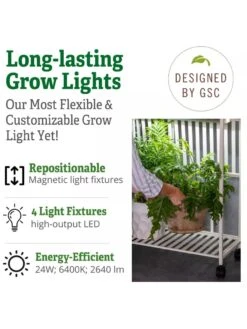 Oslo 4-Tier LED Grow Light Garden -Gardeners Sale Shop 8610473 4