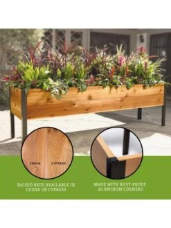 Elevated Planter Box, 2' X 8' -Gardeners Sale Shop 8610895 3