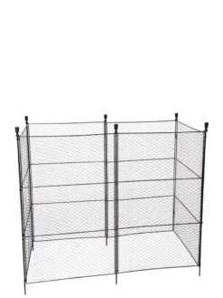 Tall Chicken Wire Critter Fence With Gate -Gardeners Sale Shop 8611020 1264 tif