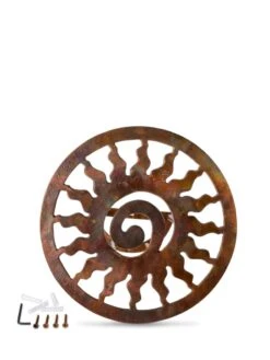 Rustic Sun Wall-Mount Garden Hose Hanger -Gardeners Sale Shop 8611025 0828 tif