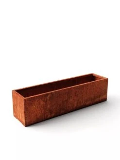 Veradek Metallic Series Corten Steel Window Box Planter, 36" -Gardeners Sale Shop 8611609 05V tif