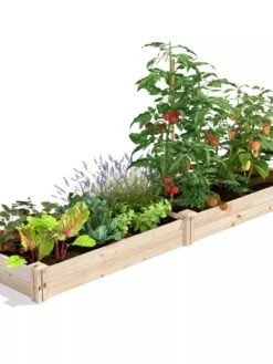 Pine Raised Garden Bed, 2' X 8' -Gardeners Sale Shop 8612243 02V jpg