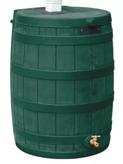 Rain Wizard 50 Gallon Rain Barrel 5 Rain Wizard 50 Gallon Rain Barrel -Gardeners Sale Shop 8612311 02V jpg
