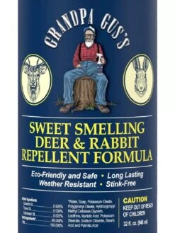 Grandpa Gus's Deer & Rabbit Repellent Spray -Gardeners Sale Shop 8612427 03V 3 4