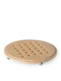 Bamboo Plant Caddy Round, 15.75" -Gardeners Sale Shop 8612716 204 tif