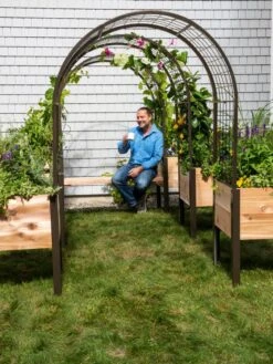 2’ X 4’ Arch Trellis For Planter Boxes -Gardeners Sale Shop 8612976 0549