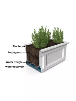 Fairfield Self-Watering Elevated Garden Bed -Gardeners Sale Shop 8613283 07V 3 4