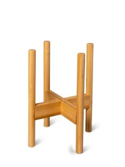 Adjustable Bamboo Plant Stand, Set Of 2 -Gardeners Sale Shop 8613292 7076