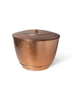 Hammered Copper Hose Pot With Lid 19 Hammered Copper Hose Pot With Lid -Gardeners Sale Shop 8613311 5815