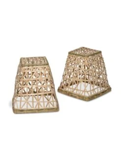 Bamboo Cloche, Set Of 2 -Gardeners Sale Shop 8613351 4693