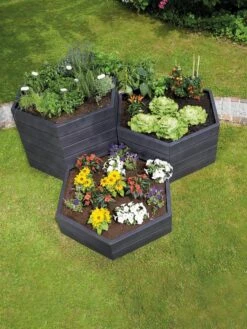 Modular Hexagon Raised Bed Kit, 28.5" -Gardeners Sale Shop 8614244 04V 1
