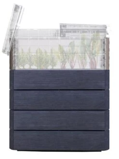 Modular Rectangular Raised Bed Kit With Translucent Panels & Lid -Gardeners Sale Shop 8614250 01V
