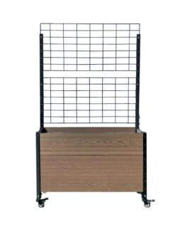 Mobile Deep Trough Planter With Trellis -Gardeners Sale Shop 8614265 02V