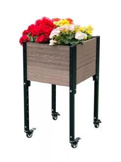 Mobile Elevated Corner Planter -Gardeners Sale Shop 8614267 02V