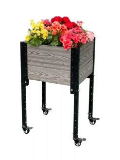 Mobile Elevated Corner Planter -Gardeners Sale Shop 8614267 05V