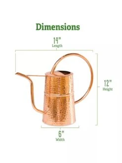 Copper Indoor Watering Can -Gardeners Sale Shop Copper Watering Can