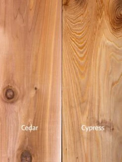 Self-Watering Eco-Stained Elevated Planter Box, 2' X 8' -Gardeners Sale Shop L Cedar R Cypress 0016 tif 3