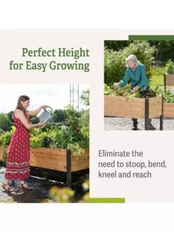 Self-Watering Elevated Planter Box, 2' X 8' -Gardeners Sale Shop b00eow8fhu raisedbed benefits