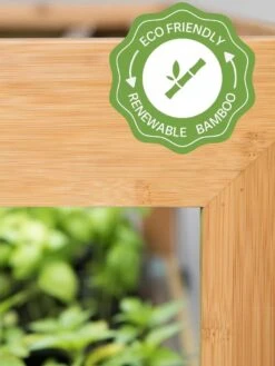 Medium Bamboo LED Grow Light Garden -Gardeners Sale Shop bamboo grow light icon 3 4